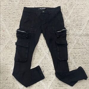 Valabasas Black Cargo Pants for Men size 29